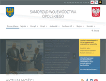Tablet Screenshot of opolskie.pl